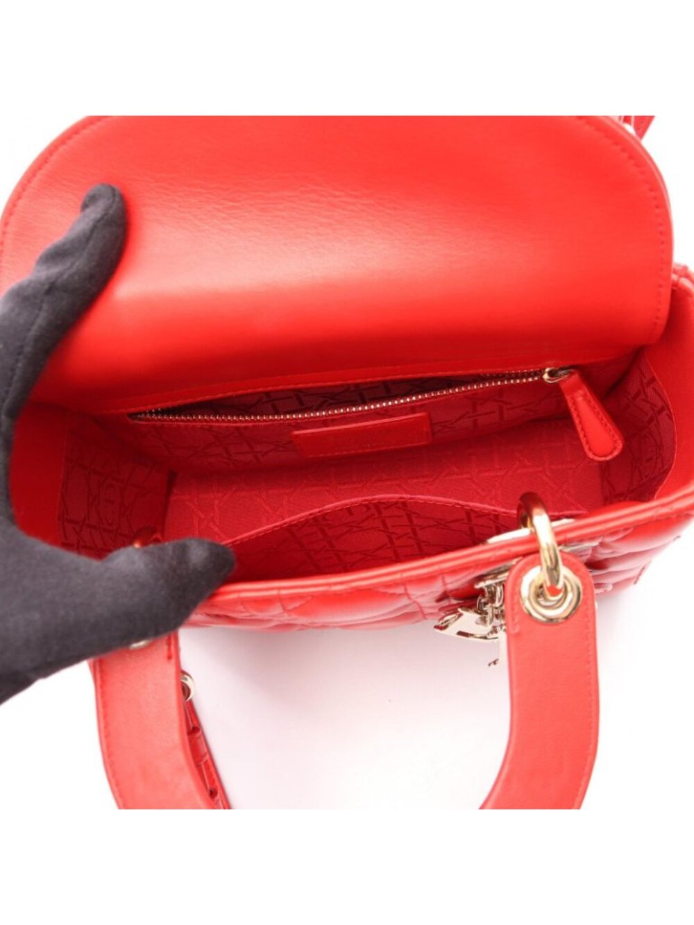 Dior Handbag Lady Dior MY Abcdior Lady Dior Smo Cannage 2-Way - Picture 3 of 14